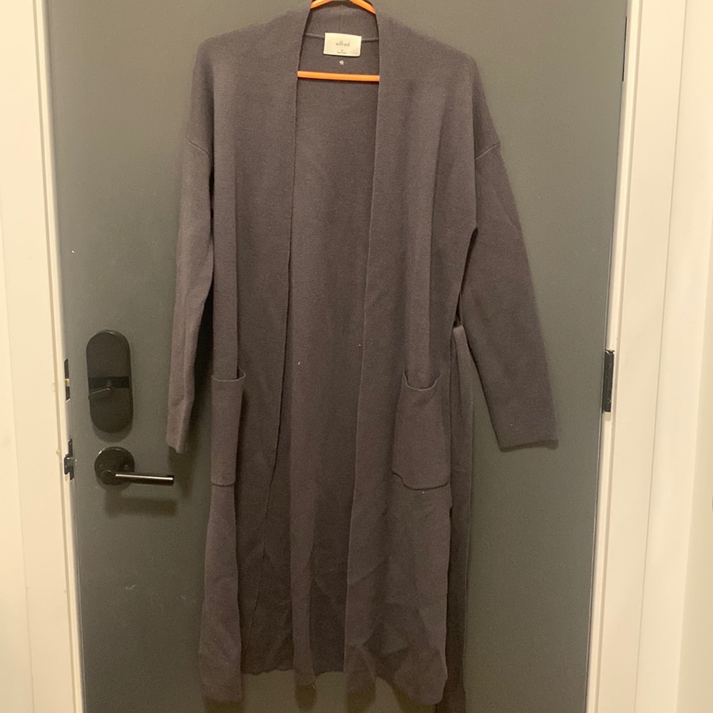 Wilfred tie cardigan